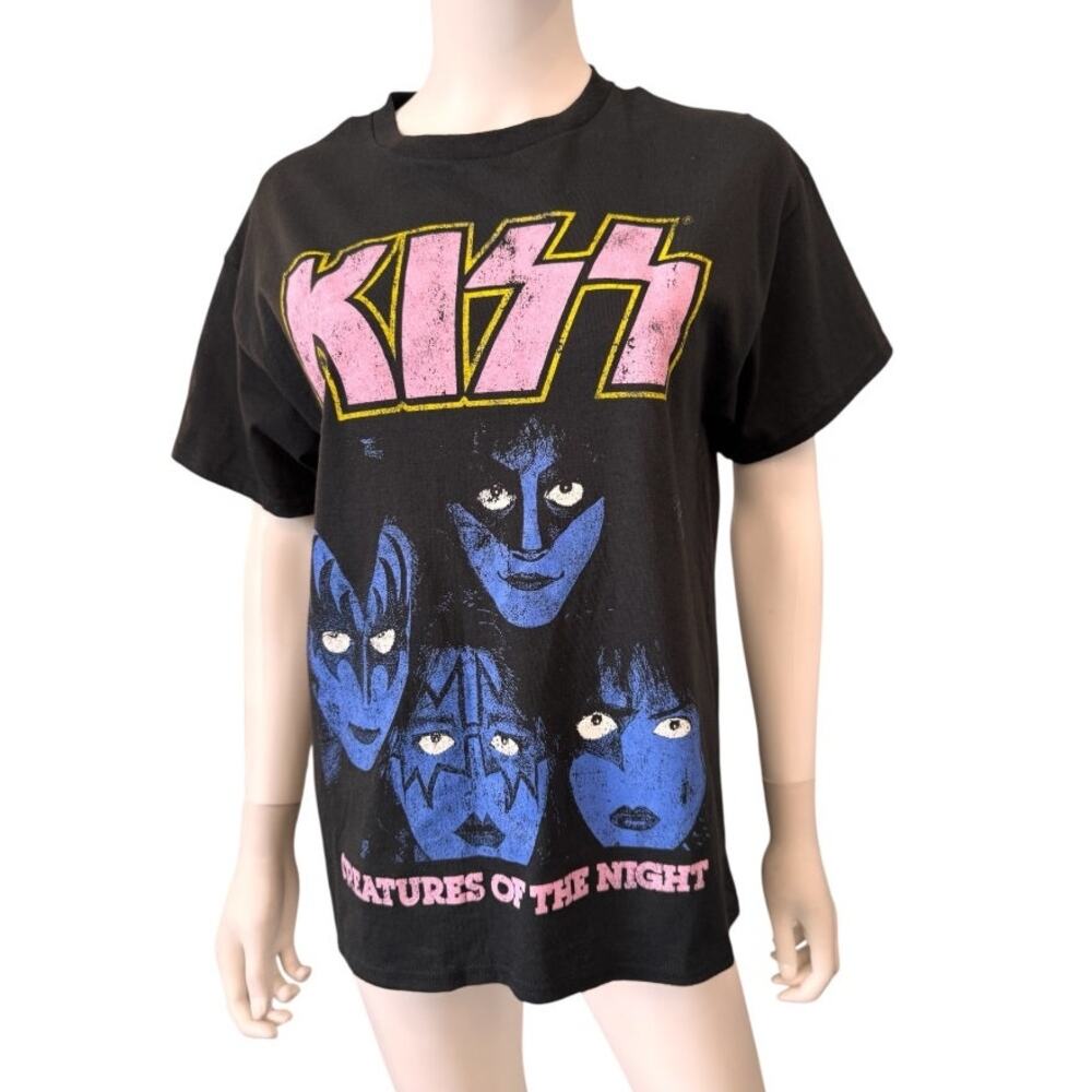 New KISS NORDSTROM Men's Black Creatures Of The Night Band Tee Size XS - Picture 2 of 4
